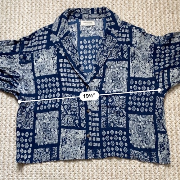 URBAN OUTFITTERS | UO Gracie Crinkle Shirt Small - Picture 5 of 10